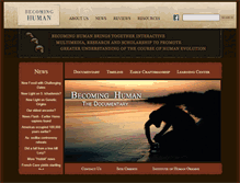 Tablet Screenshot of becominghuman.org